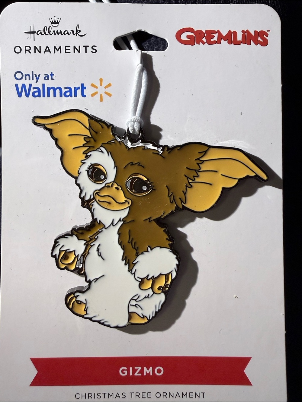 Hallmark Gremlins Gizmo Ornament in Brown and White